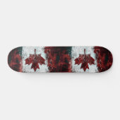 Urban Canada Grunge Custom Pro Park Board Skateboard (Horizontal)