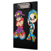 Urban Cartoon Duo Tee Klemmbrett (Links)