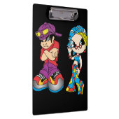 Urban Cartoon Duo Tee Klemmbrett (Rechts)