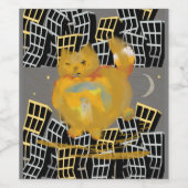 Urban Cat Weinetikett (Einzelnes Label)