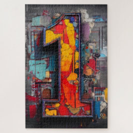 Urban Champion: Hart Graffiti Number Eins Puzzle