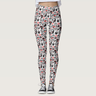 Urban Chaos Doodle-Leggings Leggings