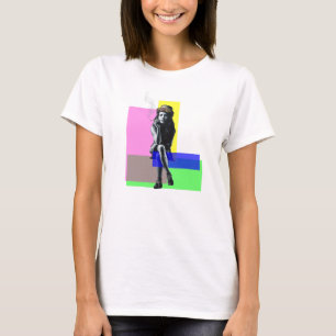 Urban Chic: Banksy-Inspiriert Mädchen T-Shirt