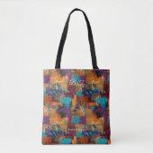 Urban Chic Personalisiert Tote Bag mit Initialen Tasche (Vorderseite)