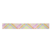 Urban Chic Rainbow Kariertes Muster Satinband (Vorderseite)