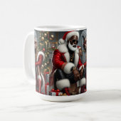 Urban Chic Santa Kaffeetasse (Vorderseite Links)