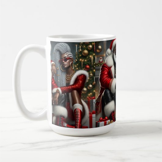 Urban Chic Santa Kaffeetasse (Links)