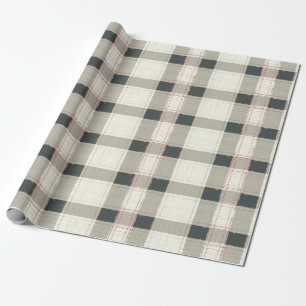 Urban Chic Tartan Wrapping Paper Geschenkpapier