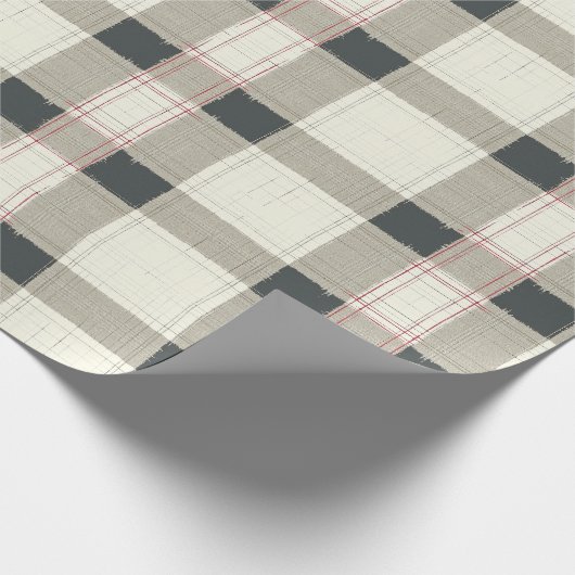 Urban Chic Tartan Wrapping Paper Geschenkpapier (Ecke)