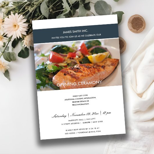 URBAN CHIC TRENDY FOTO GRAND ÖFFNUNGSZEREMONIE EINLADUNG