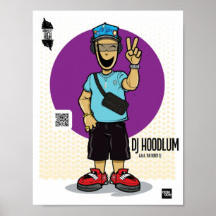 Urban City High DJ HOODLUM a.k.a. Der Robot-Dj Poster