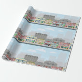 Urban City Wrapping Paper Geschenkpapier (Ungerollt)