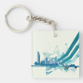 Urban Cityscape Schlüsselanhänger (Vorderseite)