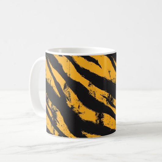 Urban Classic Tiger Stripes Kaffeetasse (Vorderseite Links)