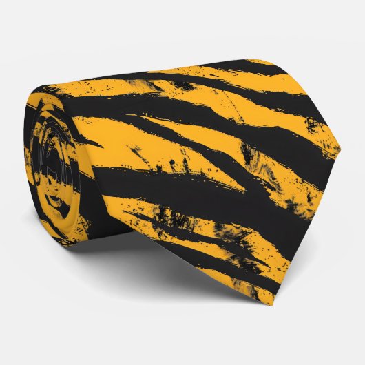 Urban Classic Tiger Stripes Krawatte (Gerollt)