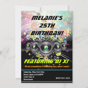 Urban Club Hip Hop Tancing Party Einladung