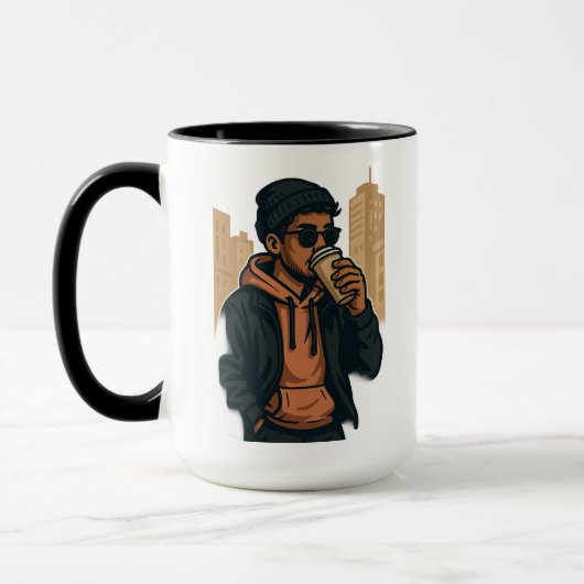 Urban Coffee Vibes - Chill Streetwear & Lifestyle Tasse (Links)