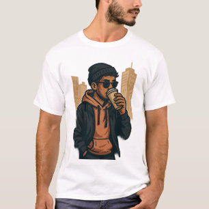 Urban Coffee Vibes - Men's Basic T - Shirt