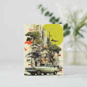 Urban Collage Postkarte (Stehend Vorderseite)