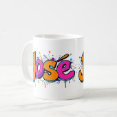 Urban Comic Jose , 5 farbig Kaffeetasse (Vorderseite Links)