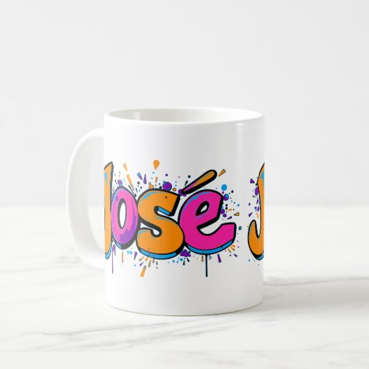 Urban Comic Jose , 5 farbig Kaffeetasse (Vorderseite Links)