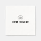 Urban Consulate Cocktail Napkins Serviette (Vorderseite)
