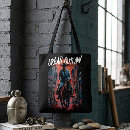 Urban Cowboy Graffiti Edgy Moderner Western Tasche