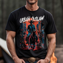 Urban Cowboy Graffiti T - Shirt | Edgy Streetwear