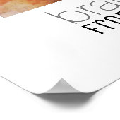 Urban Cubism Pop Art pastel von Brad Hines Poster (Ecke)