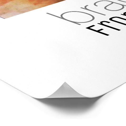 Urban Cubism Pop Art pastel von Brad Hines Poster (Ecke)