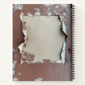 Urban Decay Theme - Grungy Paint Spiral Notebook Notizblock (Rückseite)