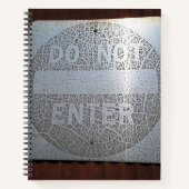 Urban Decay Theme - Rusted Sign Spiral Notebook Notizblock (Vorderseite)