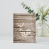Urban Deer Postkarte (Stehend Vorderseite)