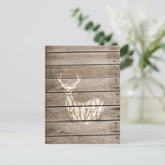 Urban Deer Postkarte (Stehend Vorderseite)