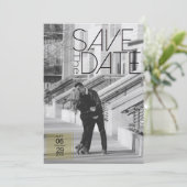 Urban Deko Save the Date | Hochzeit (Stehend Vorderseite)
