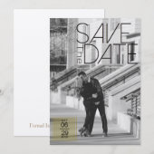 Urban Deko Save the Date | Hochzeit (Vorne/Hinten)