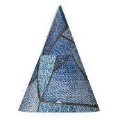 Urban Denim: Distressed Patchwork-Design Partyhütchen (Links)
