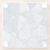 Urban Denim: gestörtes Patchwork-Design Glasuntersetzer (Rückseite)