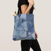 Urban Denim: gestörtes Patchwork-Design Tasche (Von Nahem)
