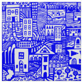 Urban Dream - Blau Stoff (Muster)