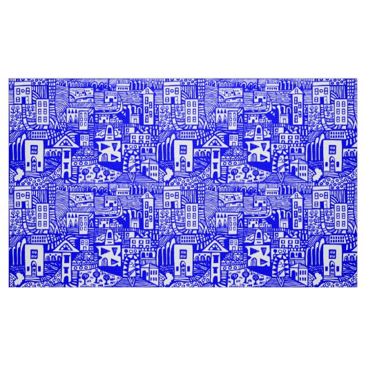 Urban Dream - Blau Stoff (Fat Quarter (45,7 x 55,9 cm))