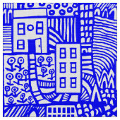 Urban Dream - Blau Stoff (Nahaufnahme)