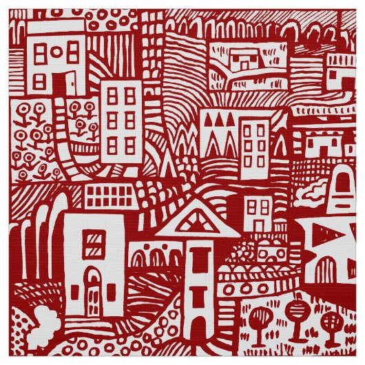 Urban Dream - Ruby Red Stoff (Muster)