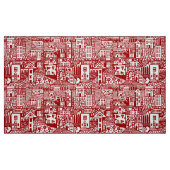 Urban Dream - Ruby Red Stoff (Fat Quarter (45,7 x 55,9 cm))
