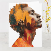 Urban Dreams Birthday Card Karte (Gelbe Blume)