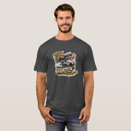 Urban Drift Leopard Collage-Kunst T-Shirt