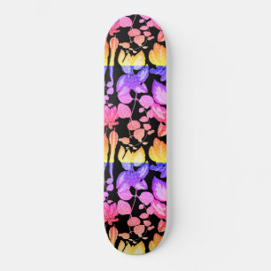 Urban Dschungel House Pflanze Regenbogenmuster Skateboard