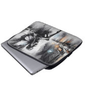 Urban dunkle Feen Fantasy futuristische gotische S Laptopschutzhülle (Vorne Knopf)