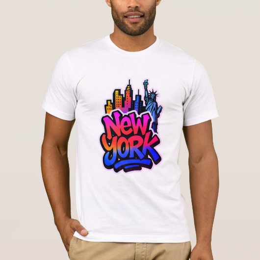 Urban Echo: Graffiti Pulse T-Shirt (Vorderseite)