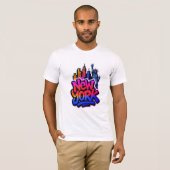 Urban Echo: Graffiti Pulse T-Shirt (Vorne ganz)